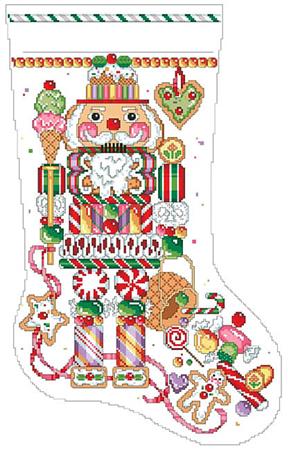 (image for) Candy Nutcracker Stocking